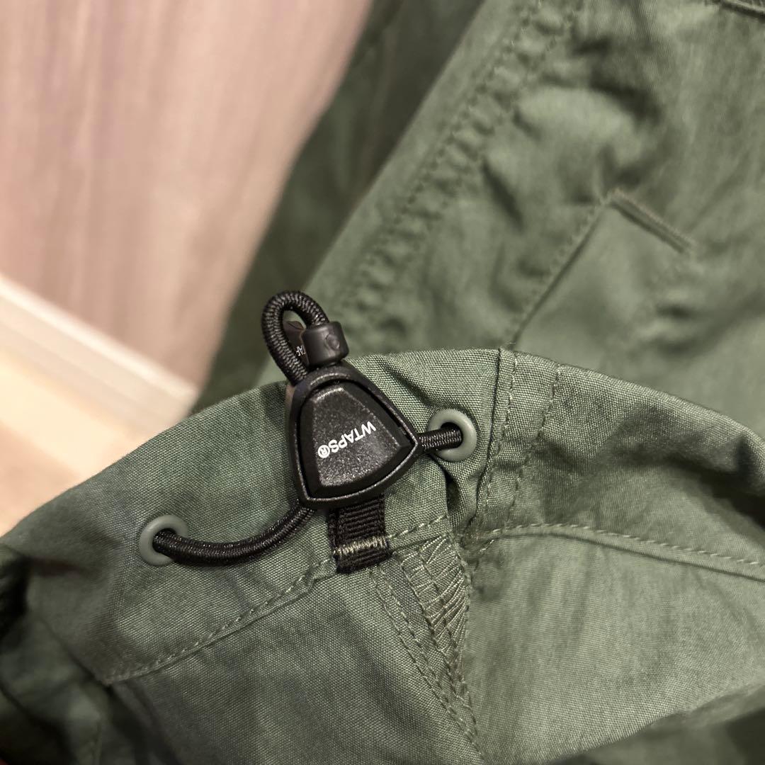 美品】WTAPS 高級アノラックナイロンジャケット ハーフジップパーカー
