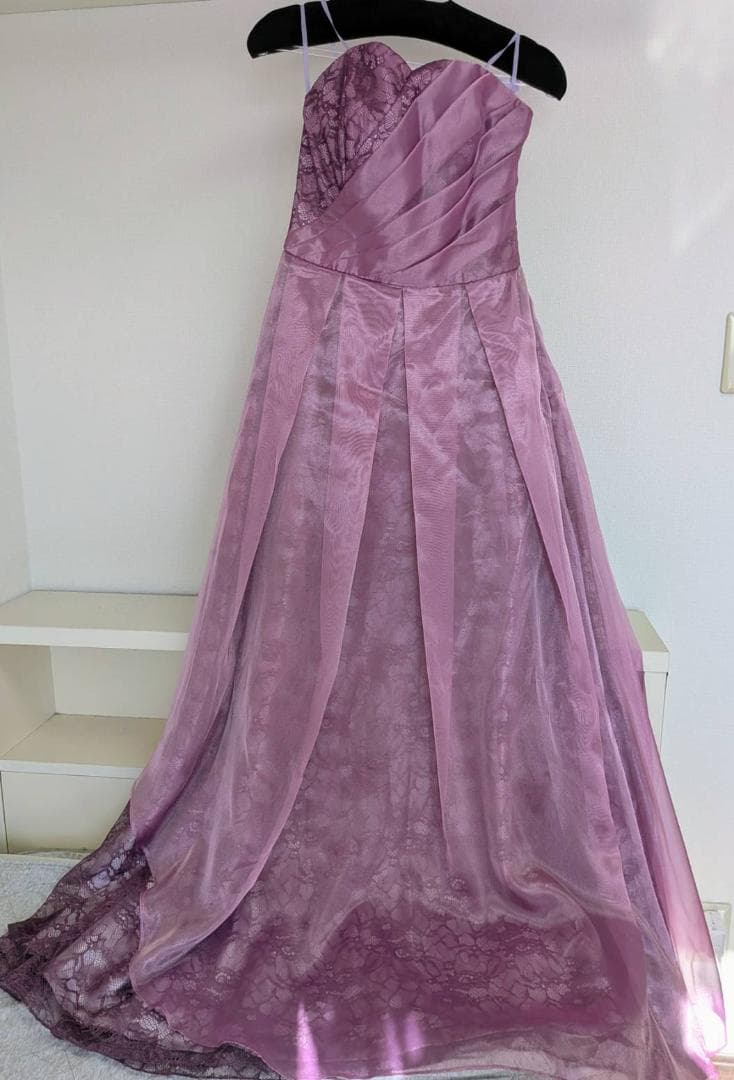 羽歌 AIMER エメ 演奏会 ステージドレス パープル ピンク 9号 ロング AIMER