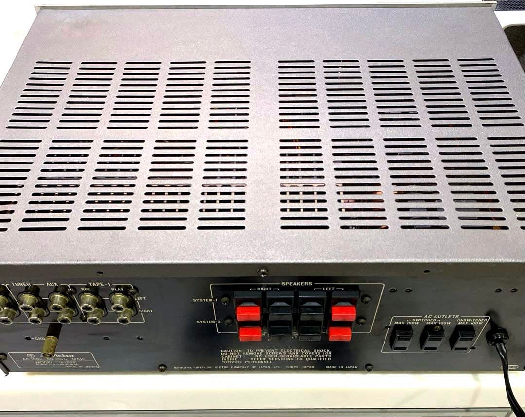 ②Victor プリメインアンプJA-S35 ビクター パワーメーターLED - メルカリ