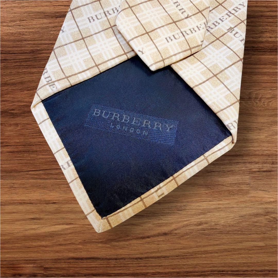 ✨極美品✨BURBERRYLONDON ネクタイノバチェック シルク イタリア製