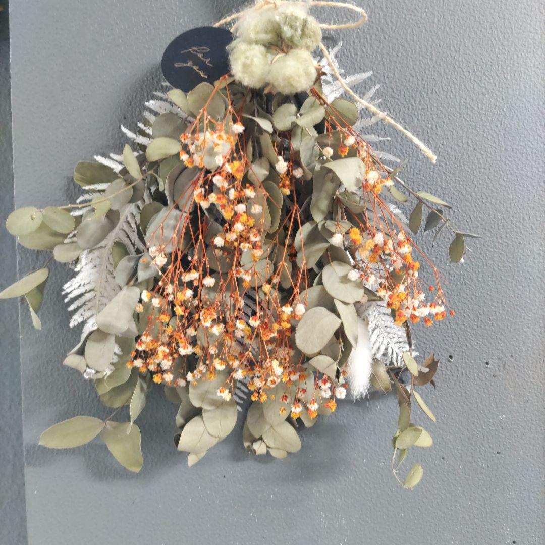 ヒライラ様 ご依頼分 ミモザとスプレーバラのスワッグ | 激安通販の