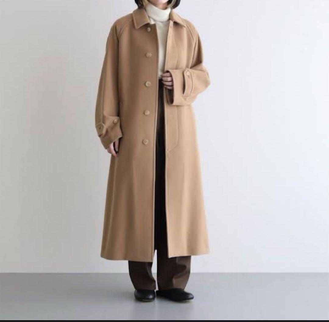 AURALEE カシミアウールモッサーステンカラーコート - メルカリ