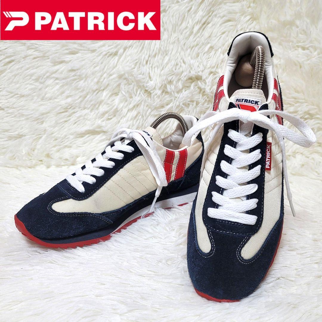 【美品】PATRICK マラソン スニーカー ローカット 23.5cm