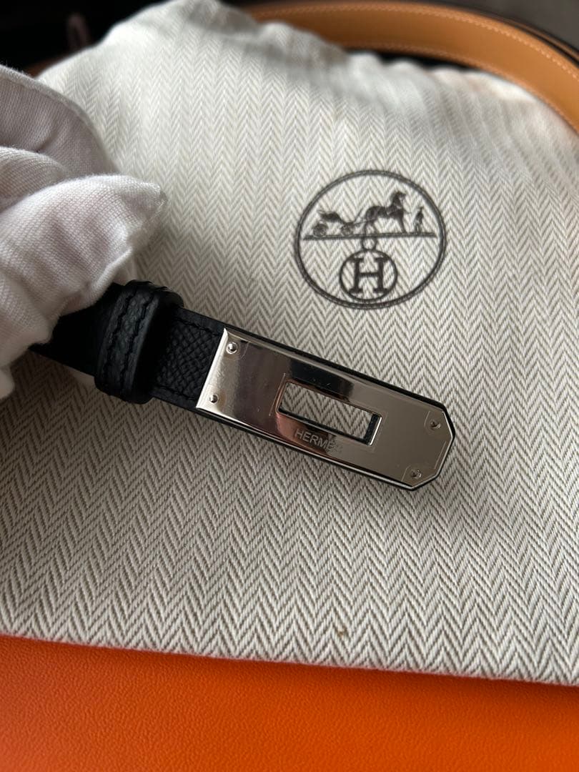 定価以下！ 新品未使用 HERMESエルメス ケリー ベルト シルバー