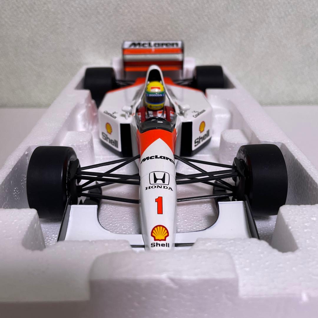 ミニチャンプス1/18 F1 マクラーレン・ホンダ MP4-7 アイルトン・セナ