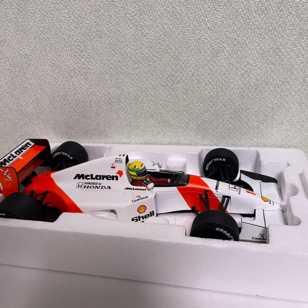 ミニチャンプス1/18 F1 マクラーレン・ホンダ MP4-7 アイルトン・セナ