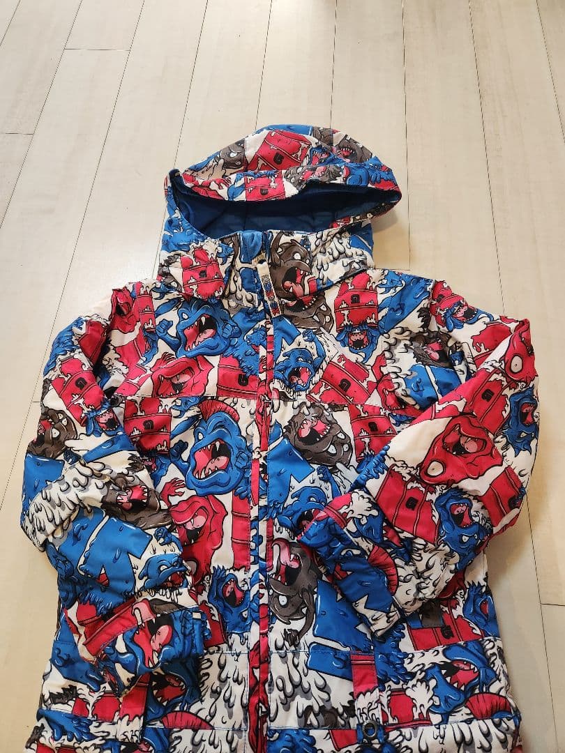 Rさま専用 BURTON キッズ モンスター柄スキーウェア つなぎ 4Tサイズ
