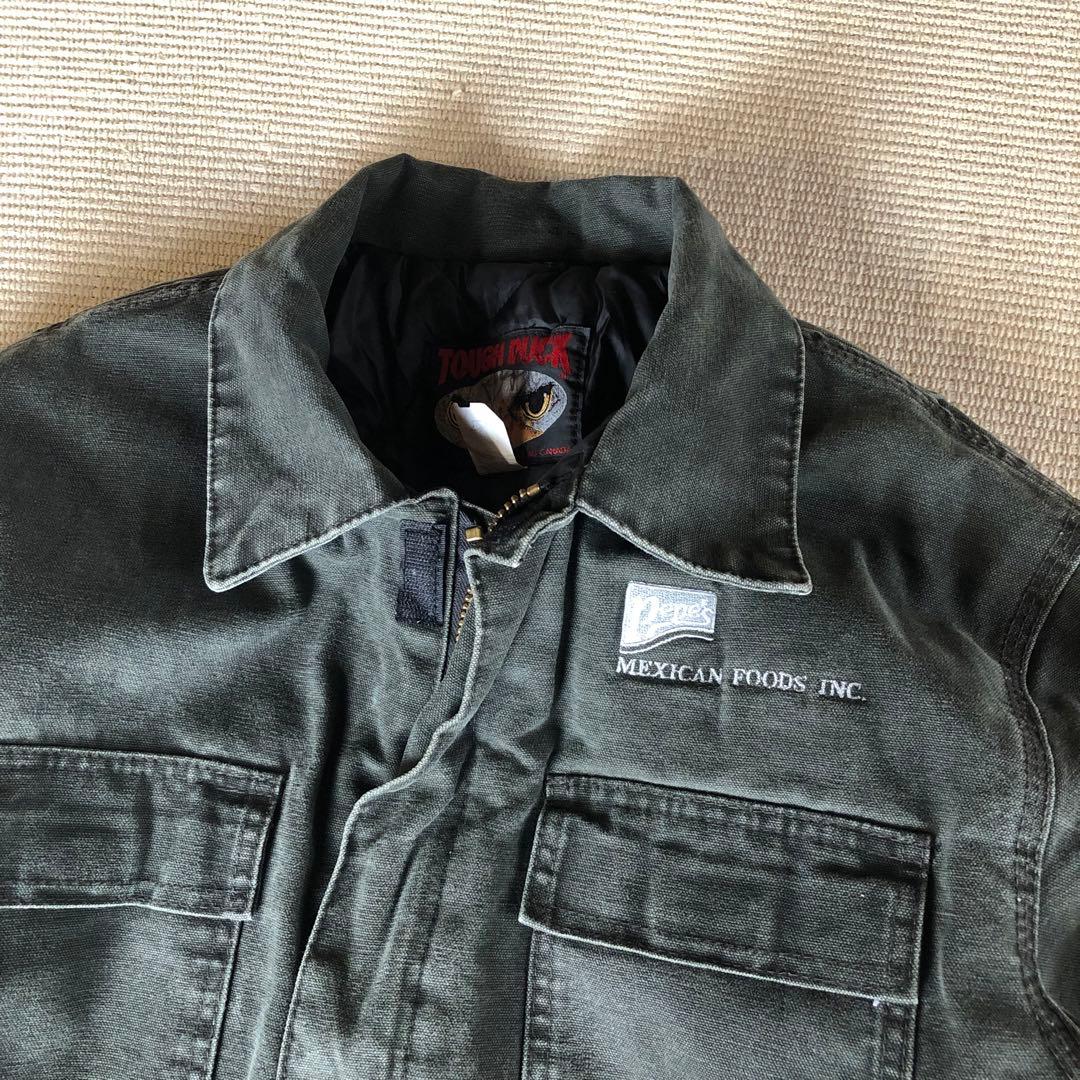 カナダ製 TOUGH DUCK タフダック ワークジャケット 企業ロゴ 古着