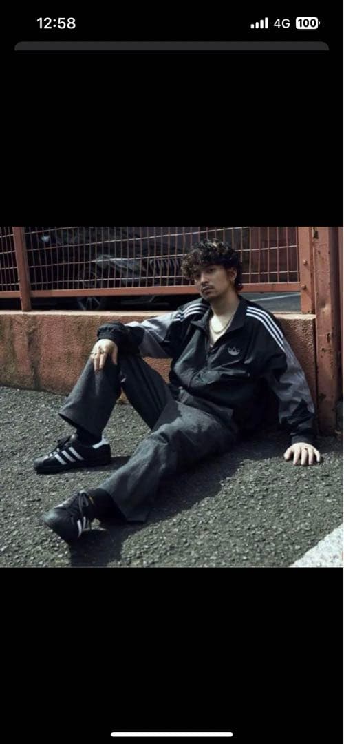 常田大希着用 アディダスオリジナルス ライトニングトラックトップ XL