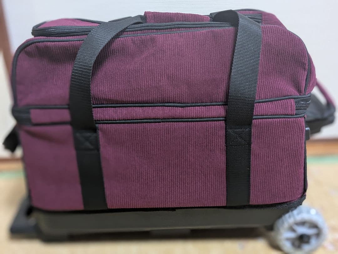 スヌーピー 2個入れ ボウリング用バッグ ワイン - メルカリ