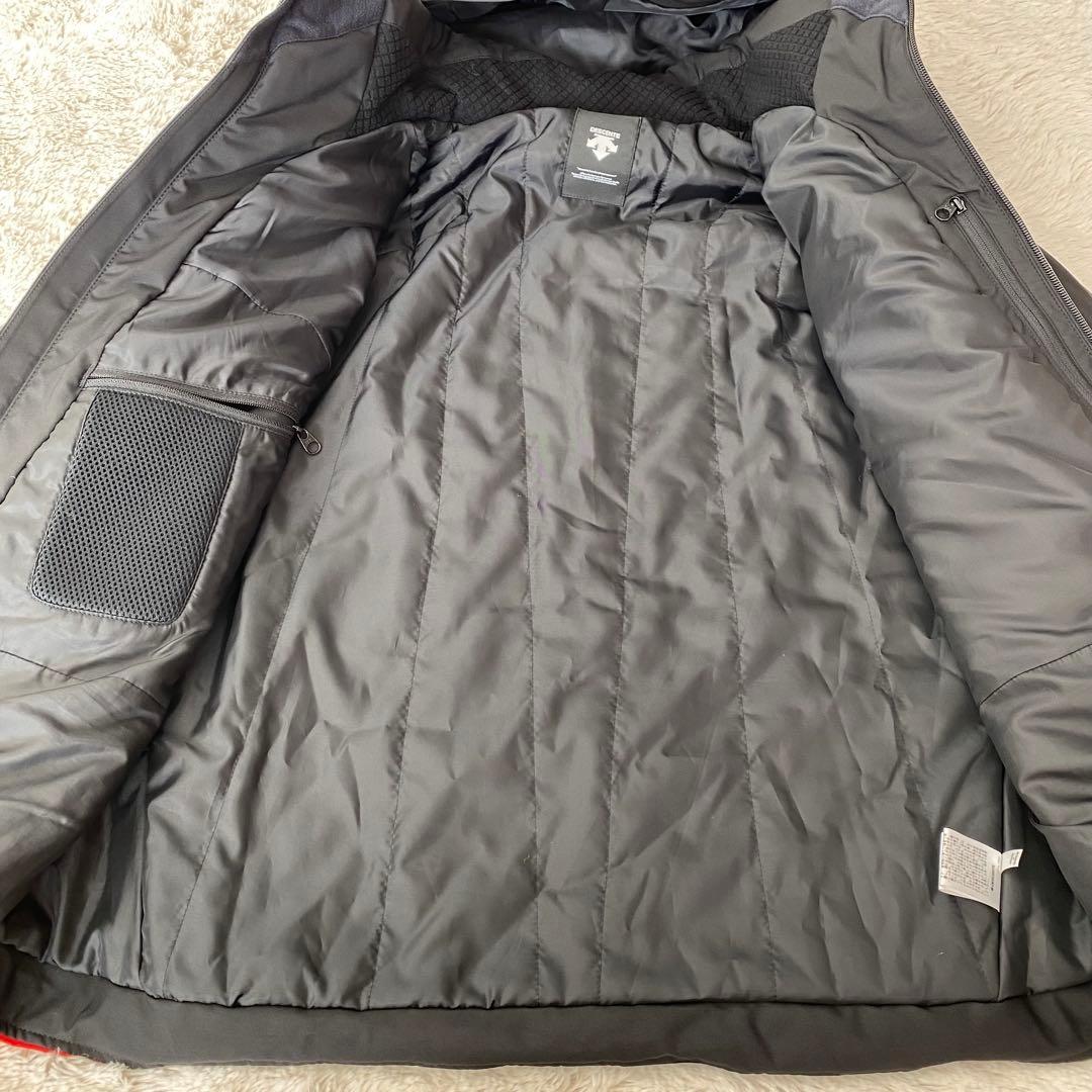 美品♪デサント オガサカ メンズM スキーウェア上下セット 黒赤 - メルカリ