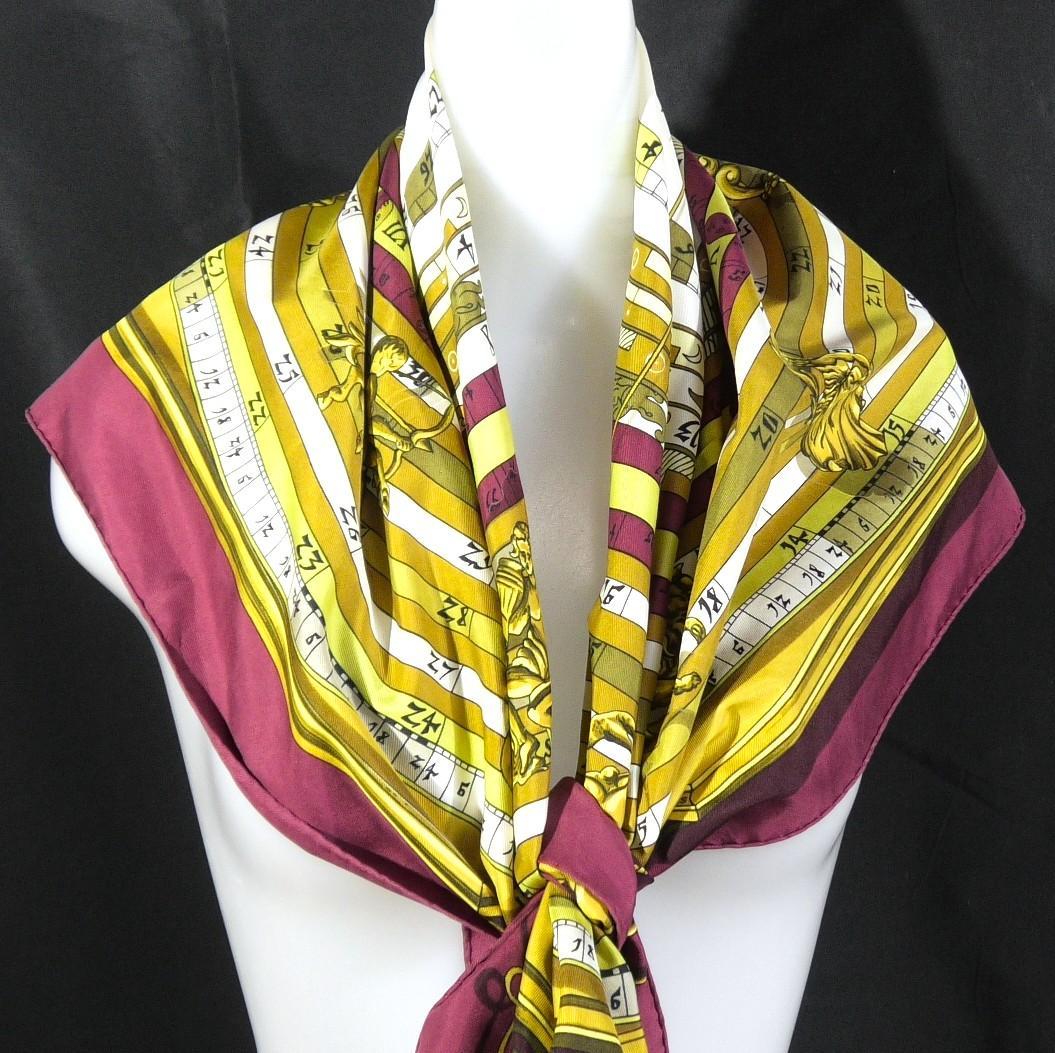 HERMES エルメス 大判スカーフ カレ90 D427 - メルカリ