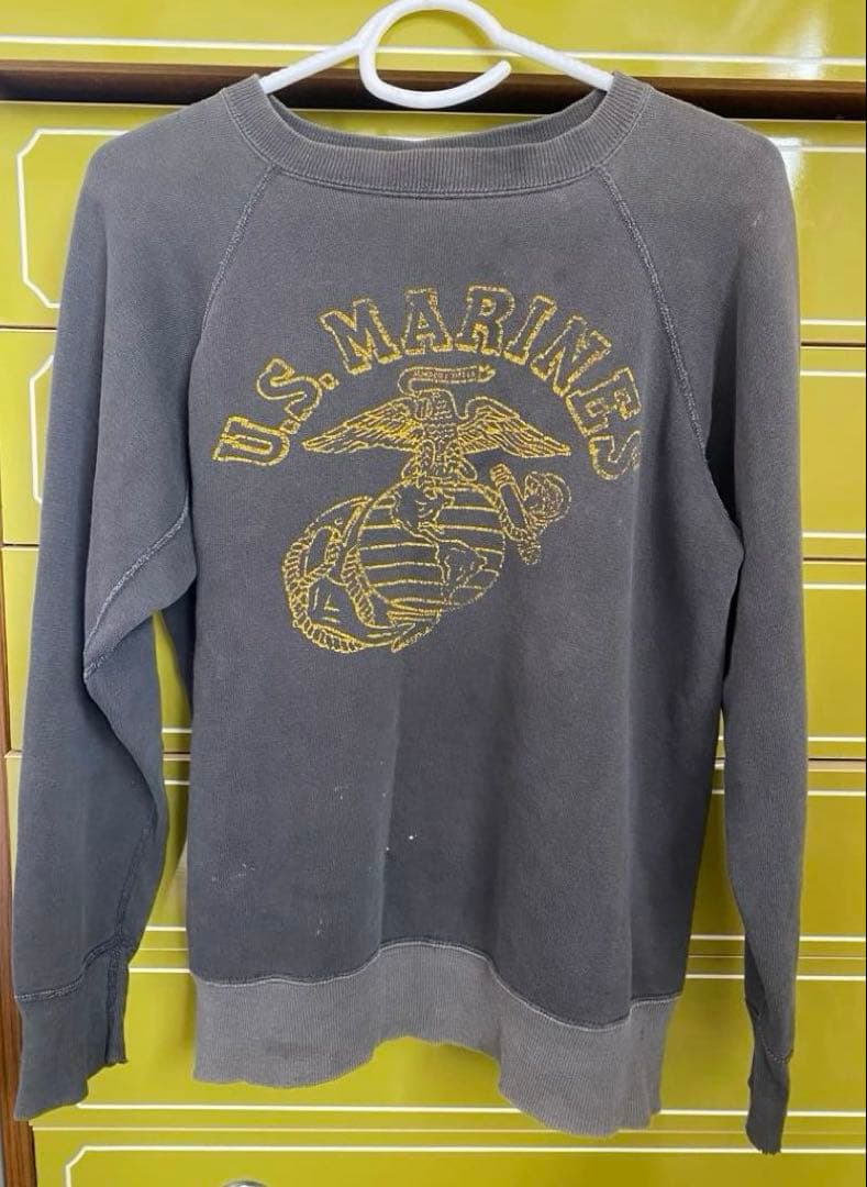 60s U.S.MARINES(アメリカ海軍)のヴィンテージスウェット S
