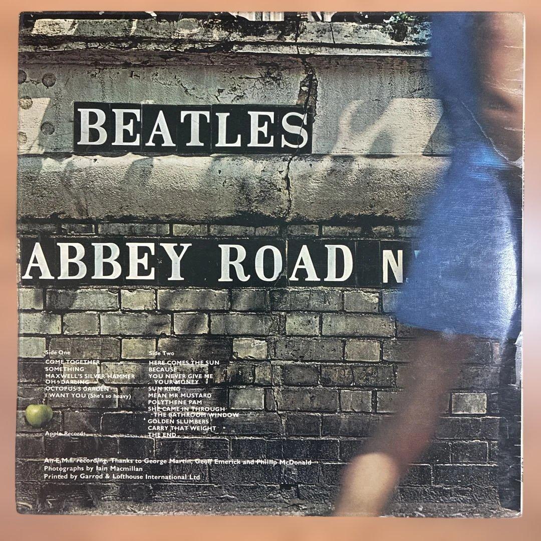ビートルズ 名盤 レコード アビーロード UKオリジナル盤 レフト
