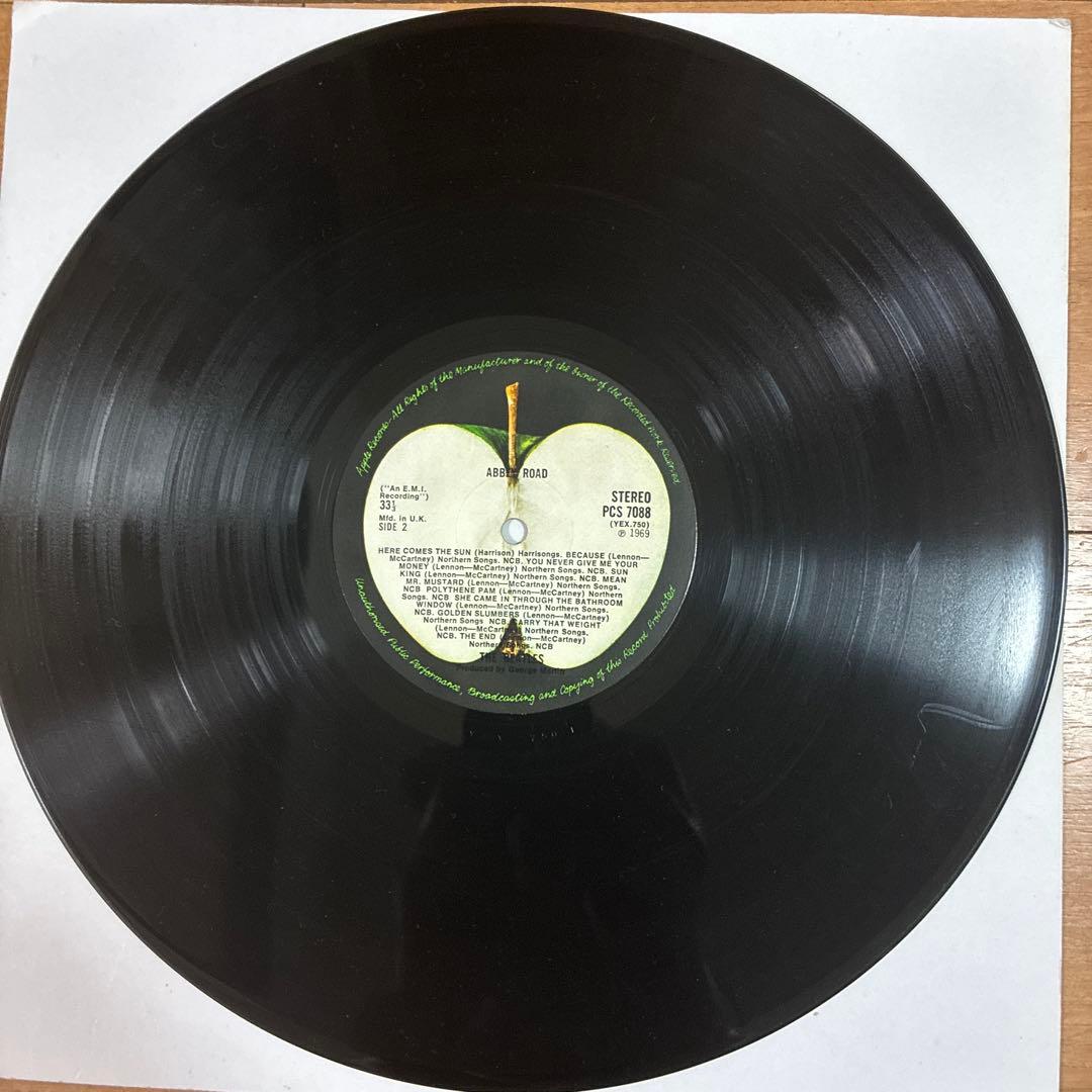 ビートルズ 名盤 レコード アビーロード UKオリジナル盤 レフト