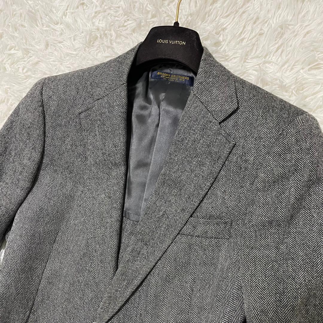 希少日本製 ブルックスブラザーズ テーラードジャケット ヘリンボーン