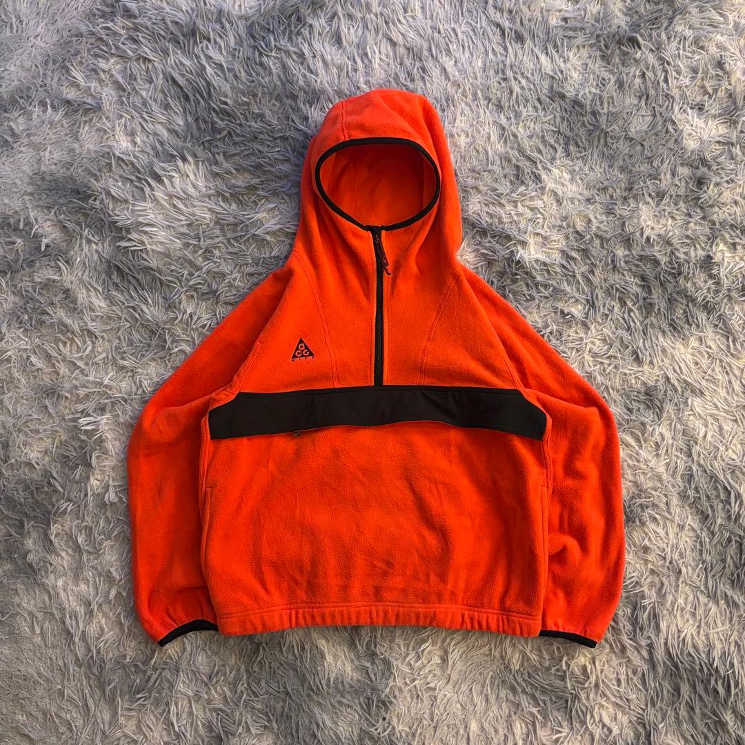 ヒ*ノ様 NIKE ACG アノラックパーカー　美品　フリースジャケット　短丈 90's Nike「ACG」アノラックパーカー – FUJI STORE