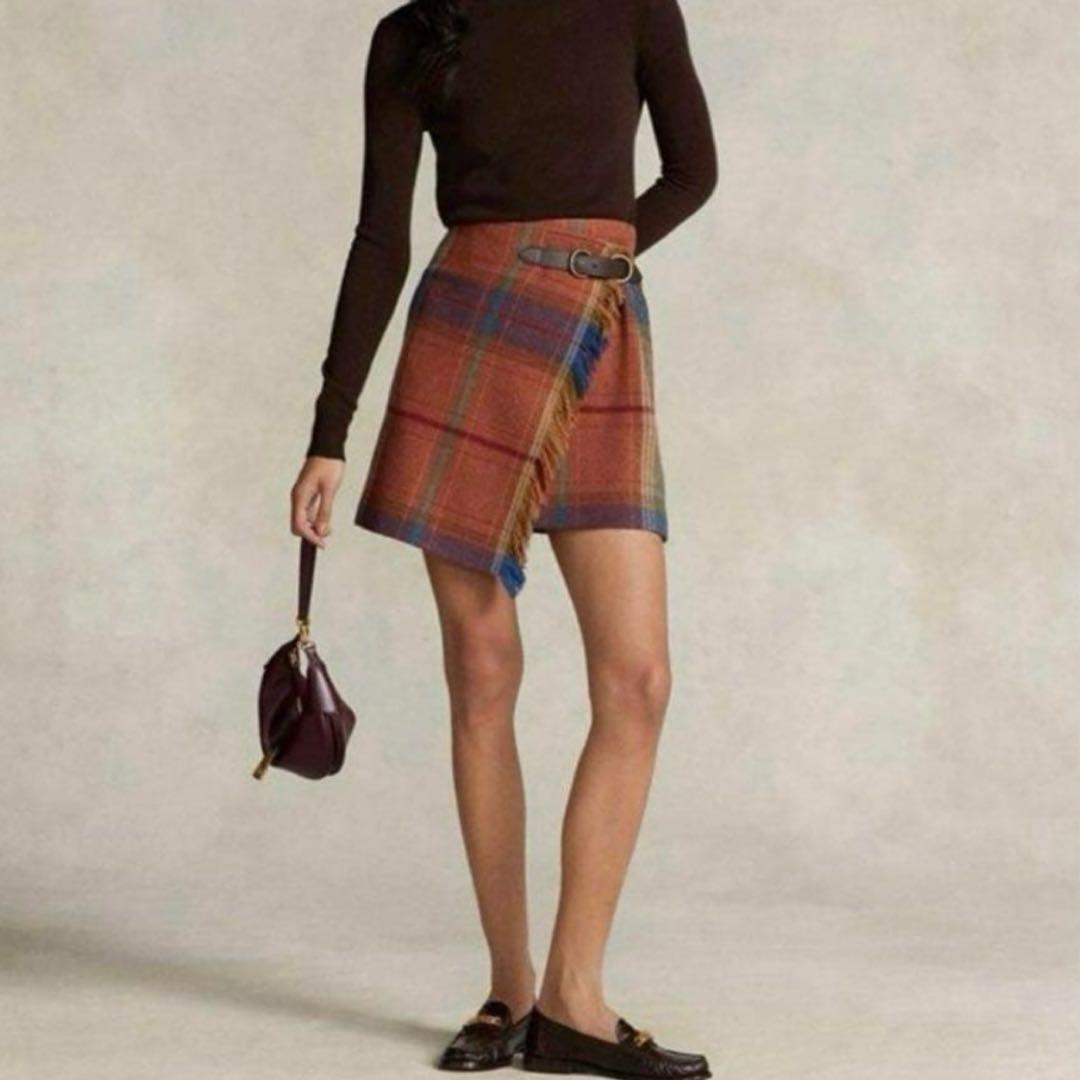 POLO RALPH LAUREN 巻きスカート 中古・古着通販】POLO RALPH LAUREN (ポロ・ラルフローレン) POLO