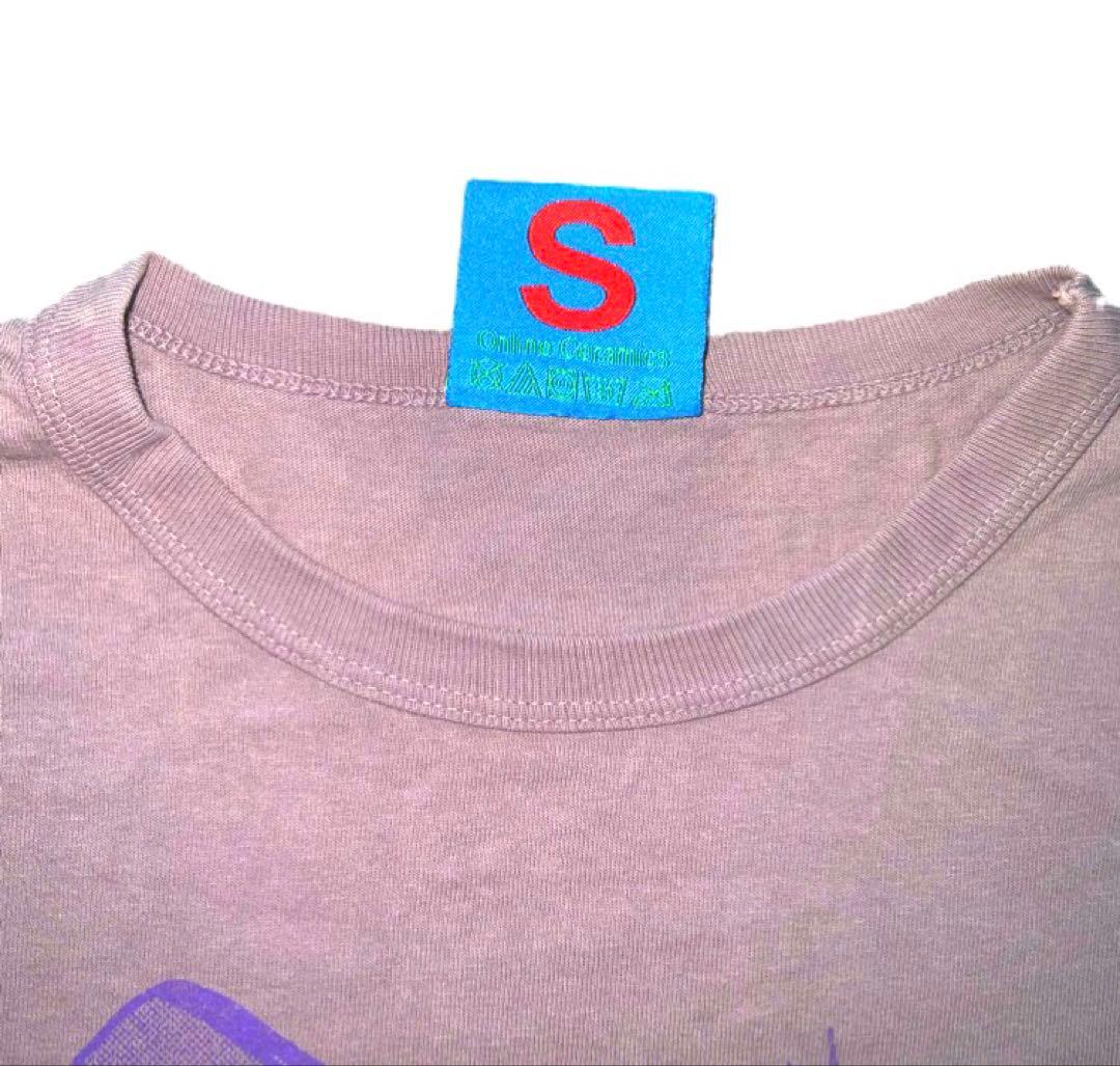 Online Ceramics 半袖Tシャツ S ラベンダー Y2K