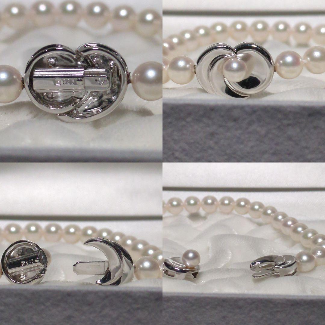 K18入り ブレスレット】あこや真珠 約6.5-7.0mm 389