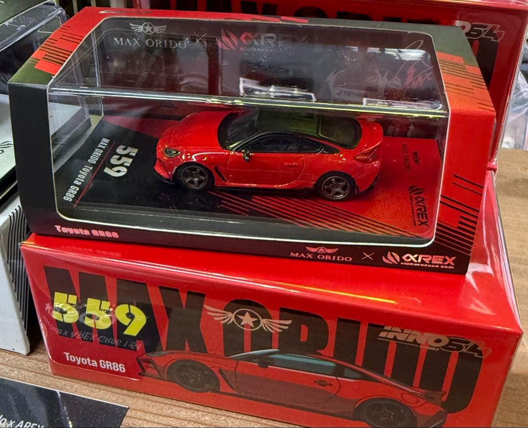 Inno64 1/64 Max Orido Toyota GR86 赤 red - メルカリ