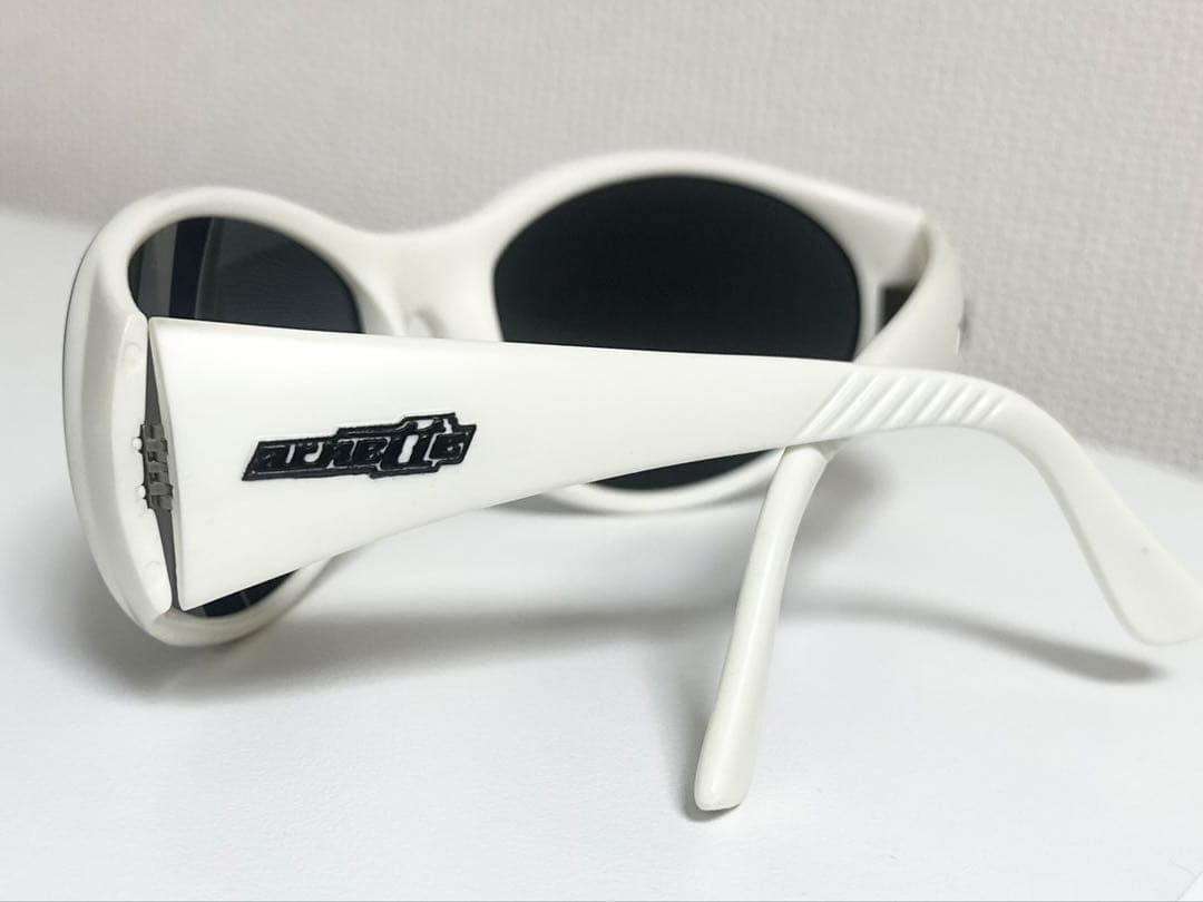 美品 アーネット ミラーレンズ ホットケーキ 白×黒 リンガー HOTCAKES