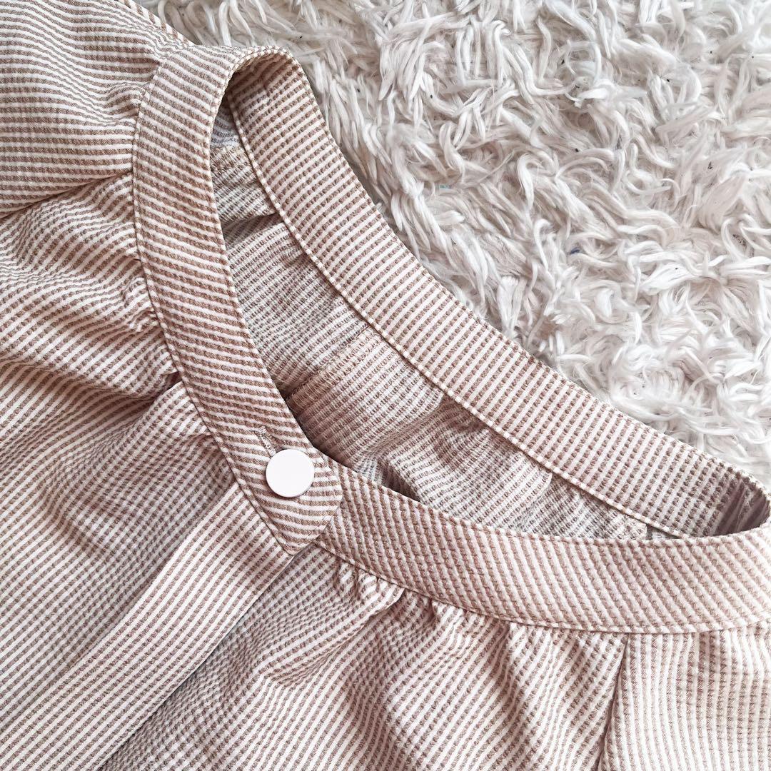 2024 ANAYI サッカーストレッチパフ袖 ワンピース 34 - メルカリ