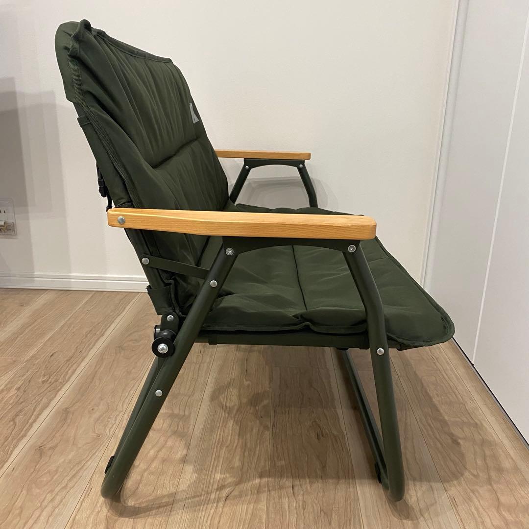 室内外/車内にも！】DOD グッドラックソファ カーキ 折り畳み