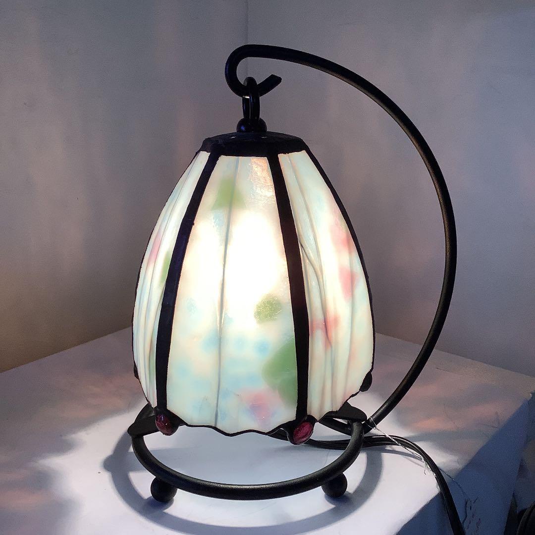 ステンドグラス卓上ペンダントランプ(421)みみ 楽天市場】【期間限定pt3倍】 ステンドグラス ランプ 卓上 led