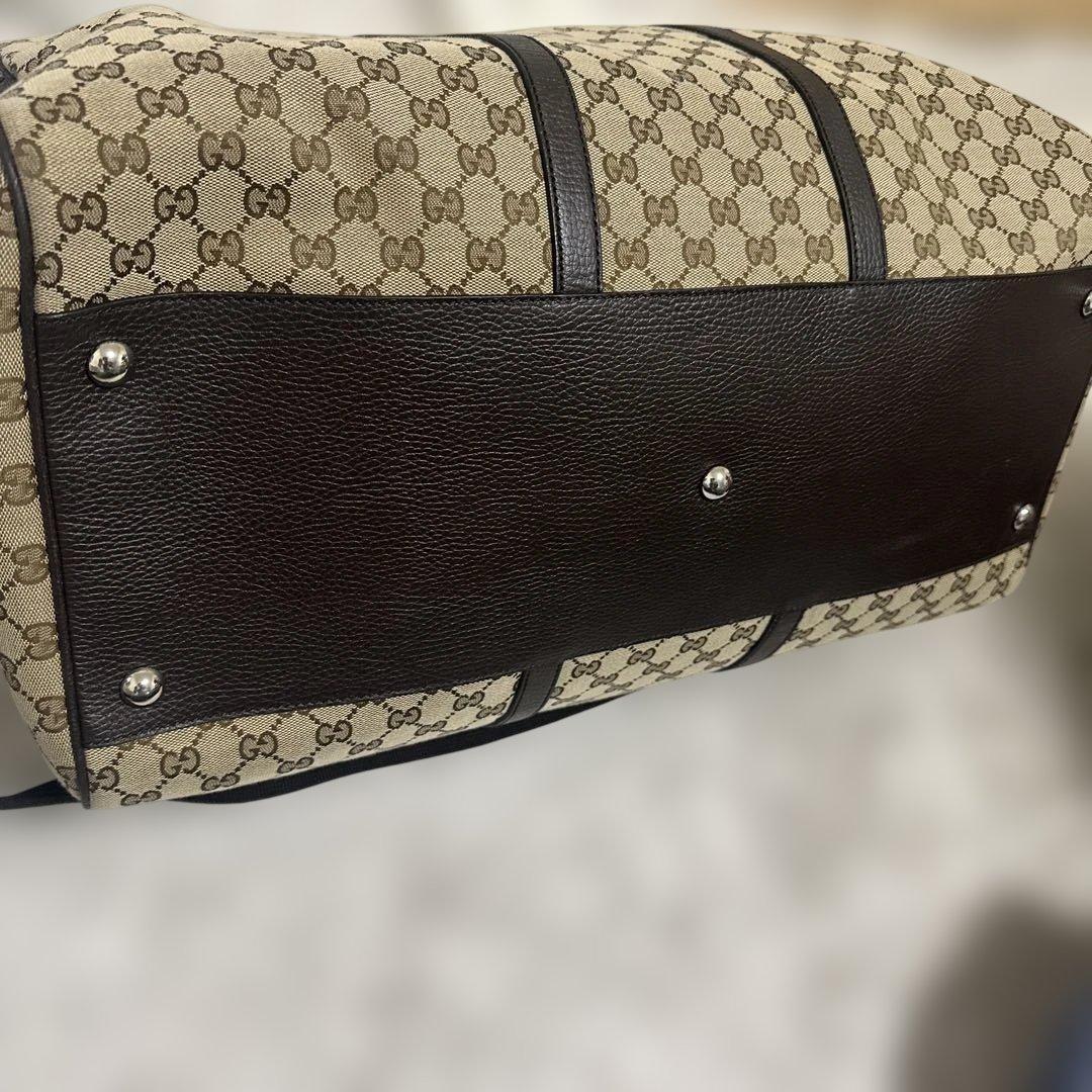 ル*フ様 GUCCI グッチ ボストンバッグ 型番449167 - メルカリ