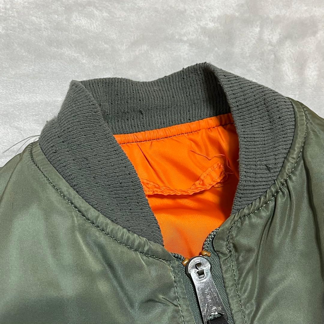 ALPHA INDUSTRIES 80~90s USA製 S 短丈 MA-1 - メルカリ