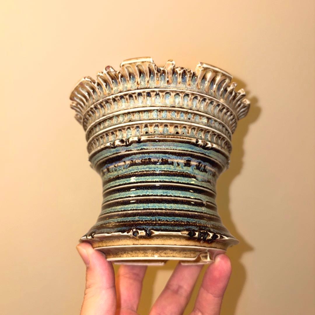 XL 植木鉢 作家鉢 アガベ グラキリス チタノタ オテロイ 笹の雪 帝冠 赤猫 アガベ チタノタ銘品3種セット（赤猫・シーザー・パンダ）3.5号鉢