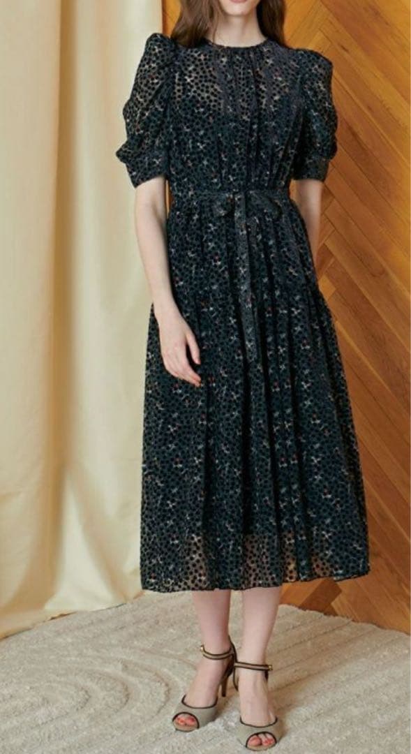 完売品 2025 CORCOVADO フラワーオパールパフスリーブドレス - メルカリ