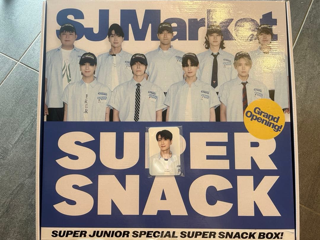 K-POP・アジア SUPER JUNIOR SPECIAL SUPER SNACK BOX SUPER JUNIOR 20TH ANNIVERSARY POP-UP SUPER SNACK! – IPDEOK MERCH