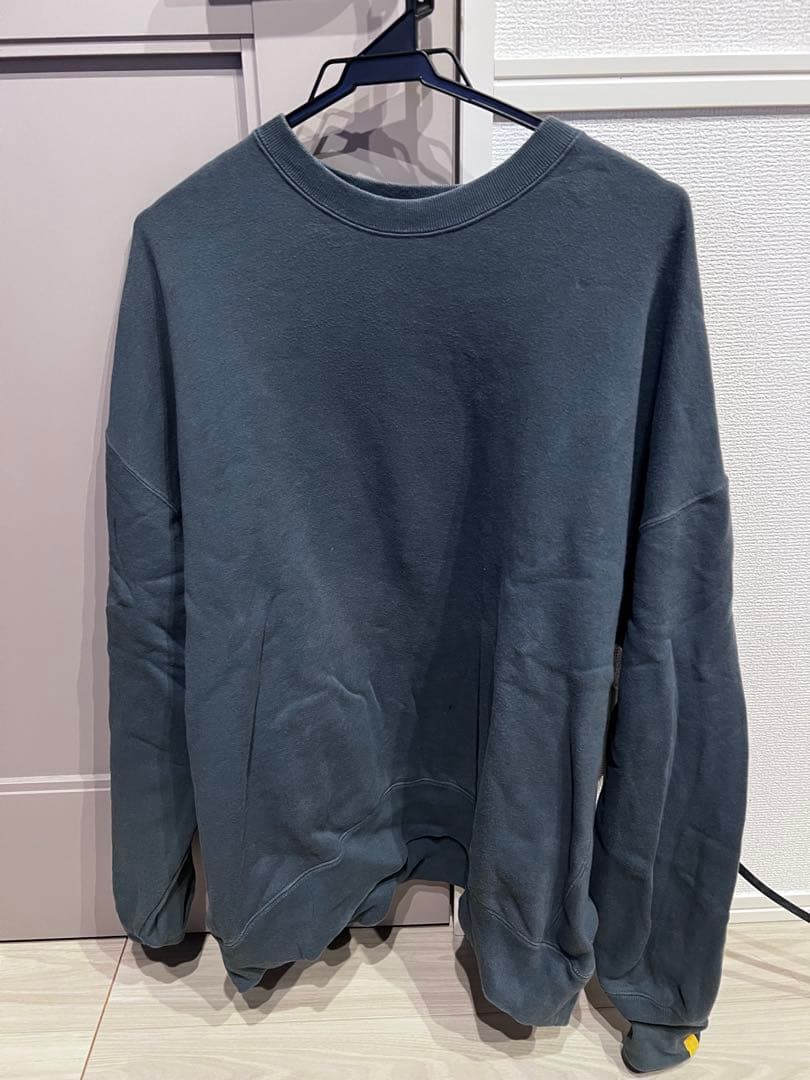 【美品】グラフペーパー×ループウィラー別注 スウェット トレーナー 緑 美品】グラフペーパー×ループウィラー別注 スウェット トレーナー 緑