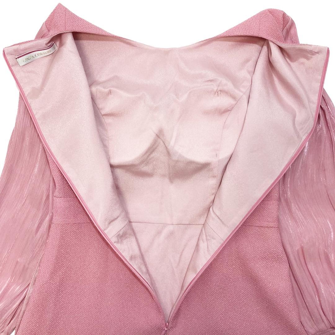 ERUKEI エルケイ シアースリーブ Aライン ミニドレス ピンク - メルカリ