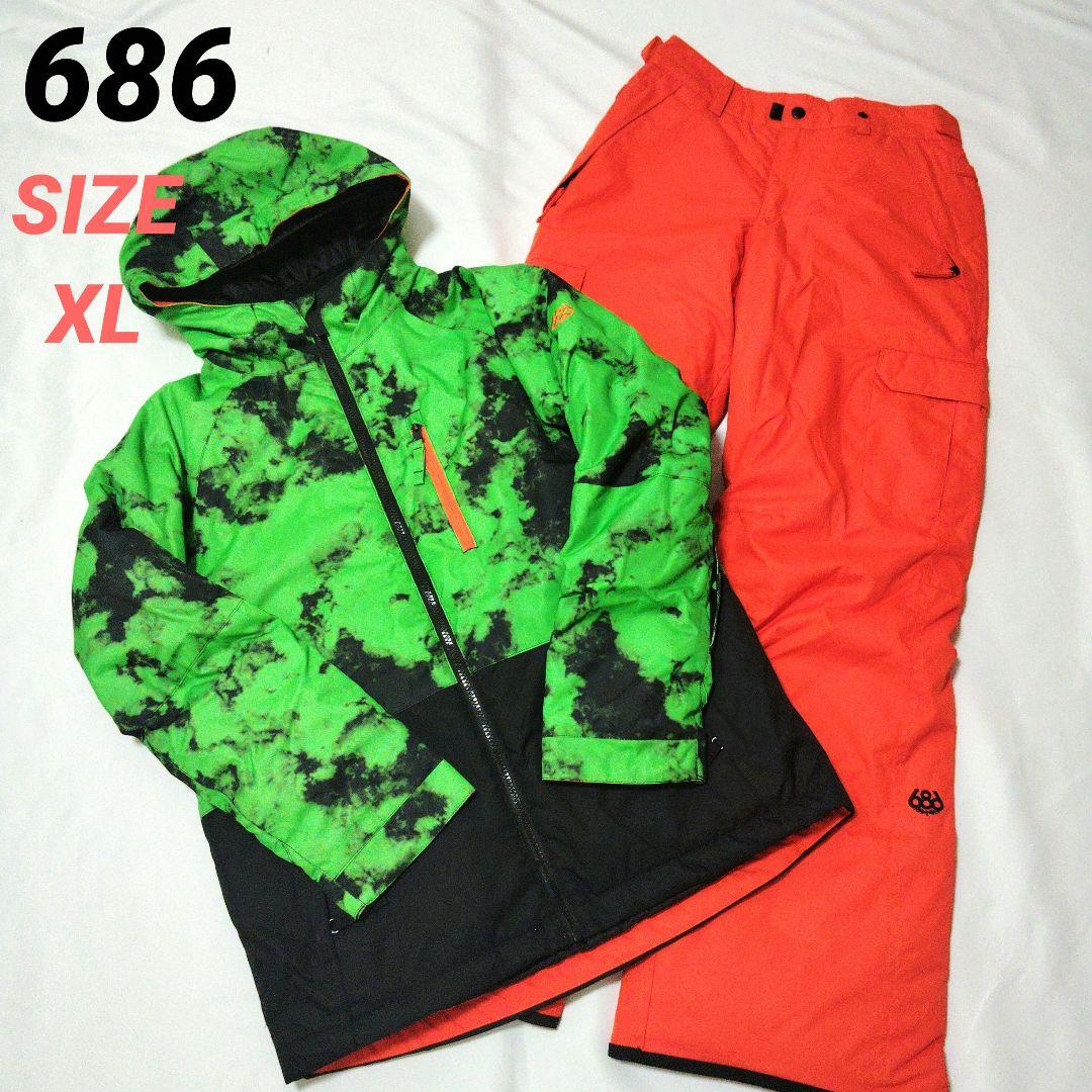 686　キッズ　スノボウェア　上下セット　XL　カモフラ　防水　大きいサイズ 686（シックスエイトシックス） 【アウトレット】◎25 686 GIRLS HYDRA
