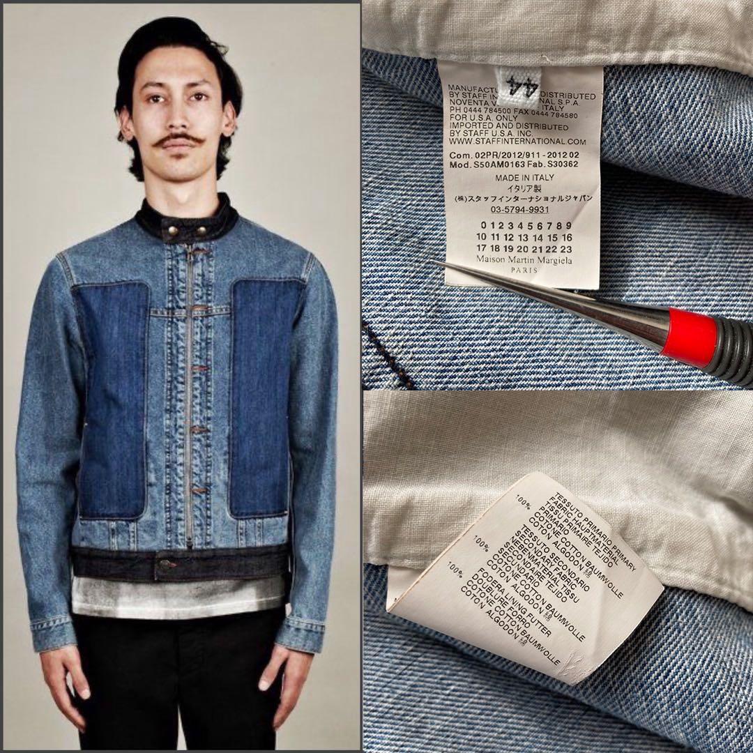 マルジェラ10 デニムライダース アーティザナル 12/aw - メルカリ
