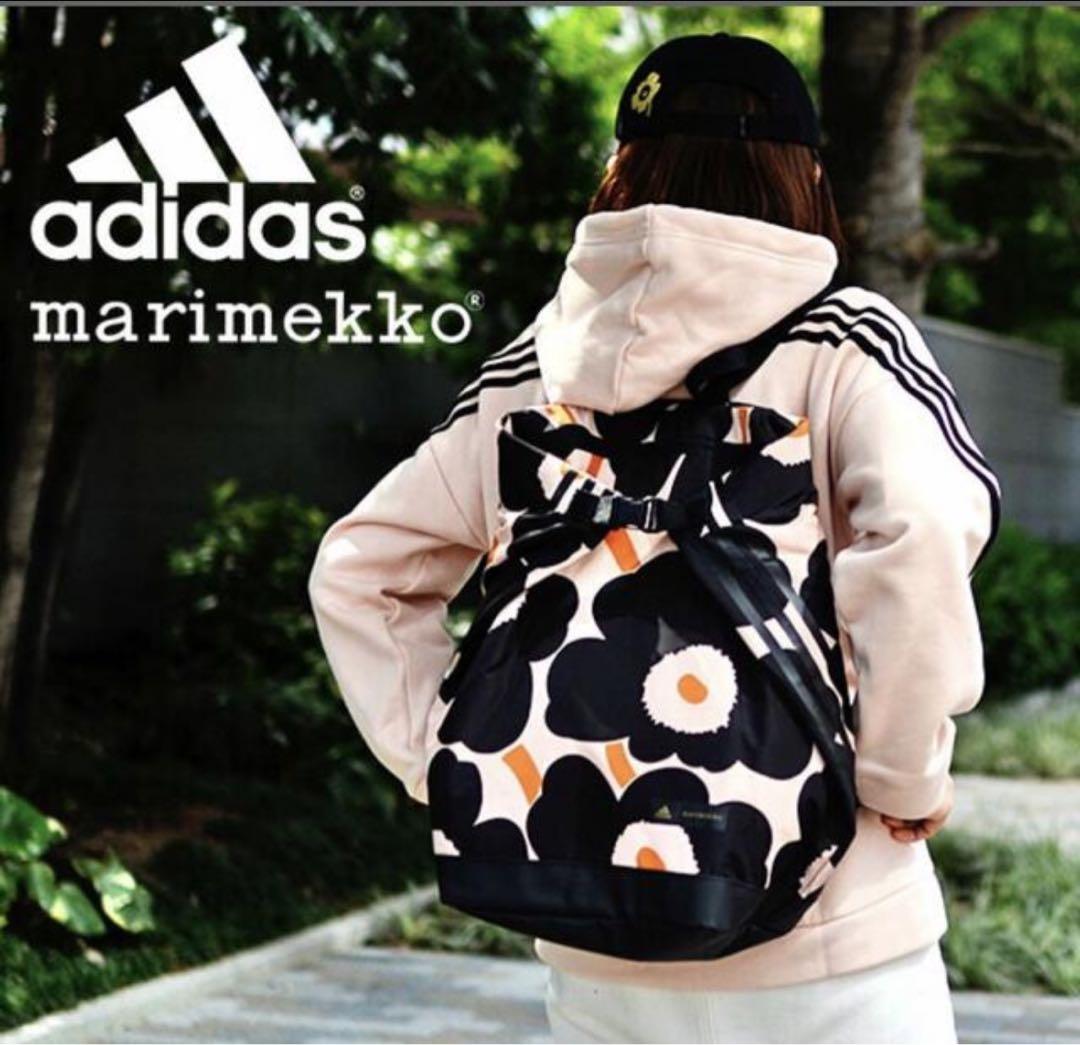 美品 マリメッコ アディダス リュック ウニッコ marimekko - メルカリ