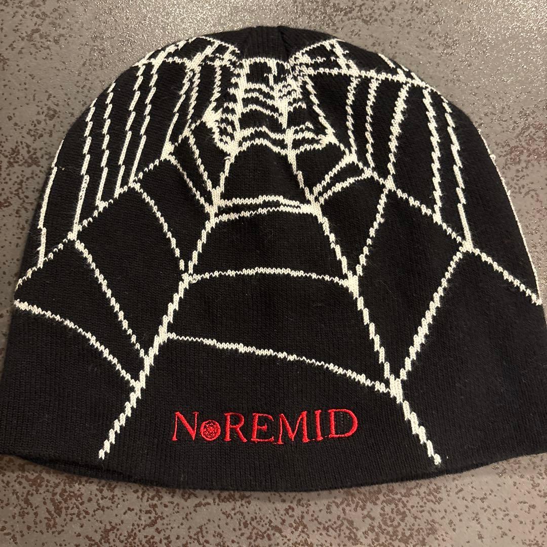 NoREMID クモの巣模様 ニット帽 ノーリミッド spider ビーニー - メルカリ