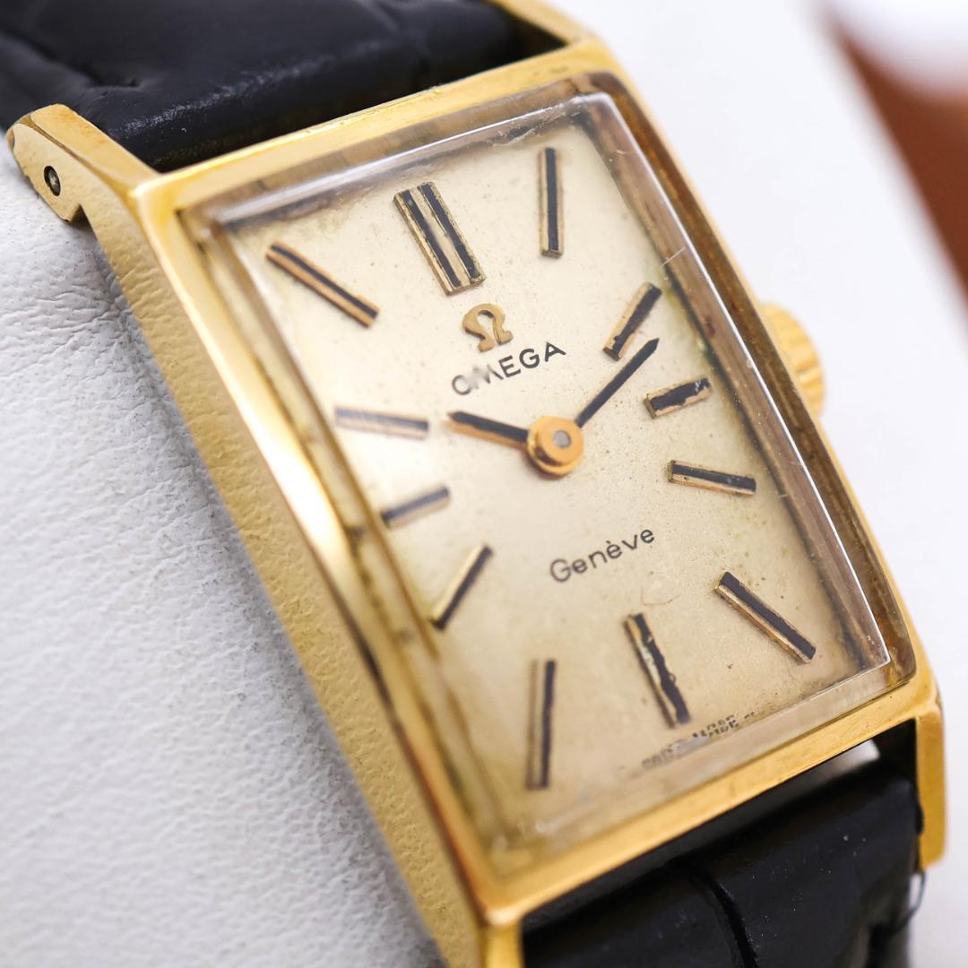 稼働 OMEGA Geneve 腕時計 手巻き 機械式 アンティーク 1195 - メルカリ