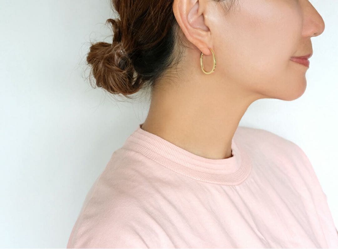 保証書付き RAPA K18 YG アノルス ラージ フープピアス - メルカリ