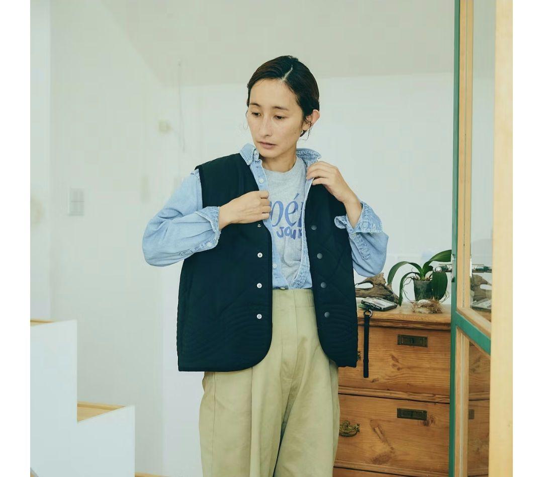 北欧暮らしの道具店 毎日着回したいキルティングベスト / よしいちひろ