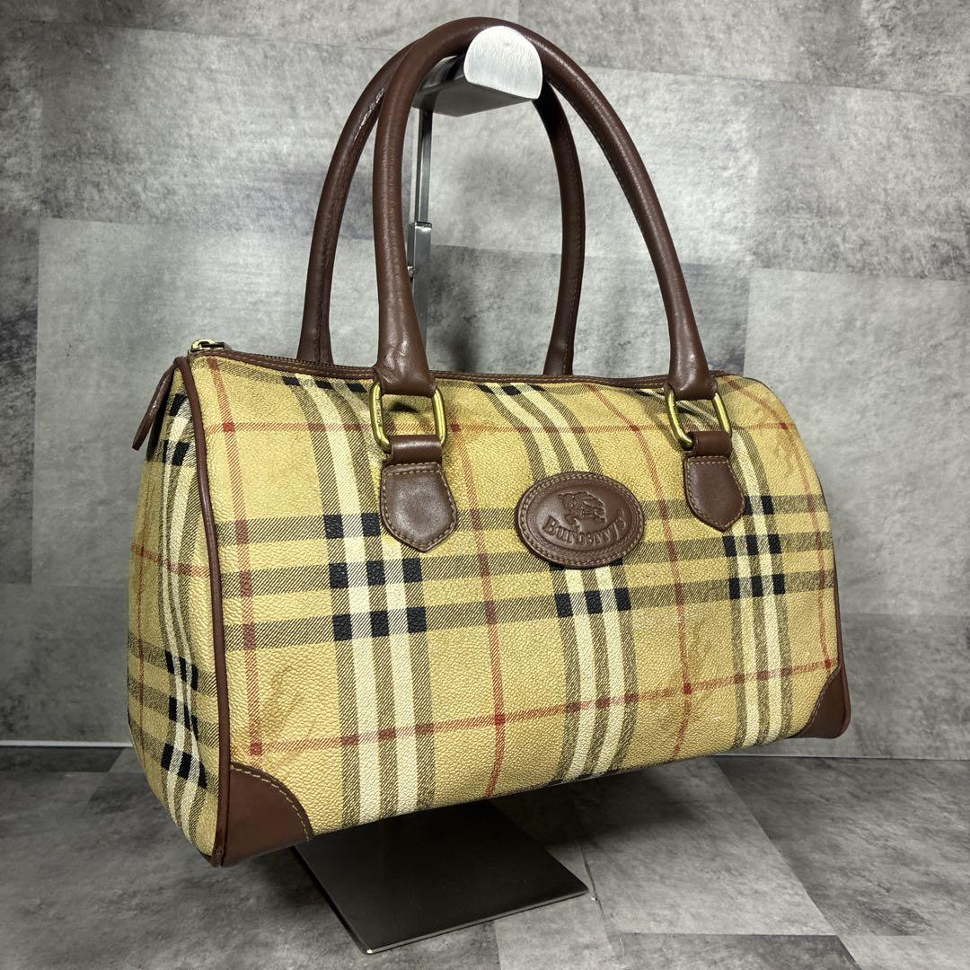 希少・入手困難】✨Burberrys Mini Boston Bag Y2K