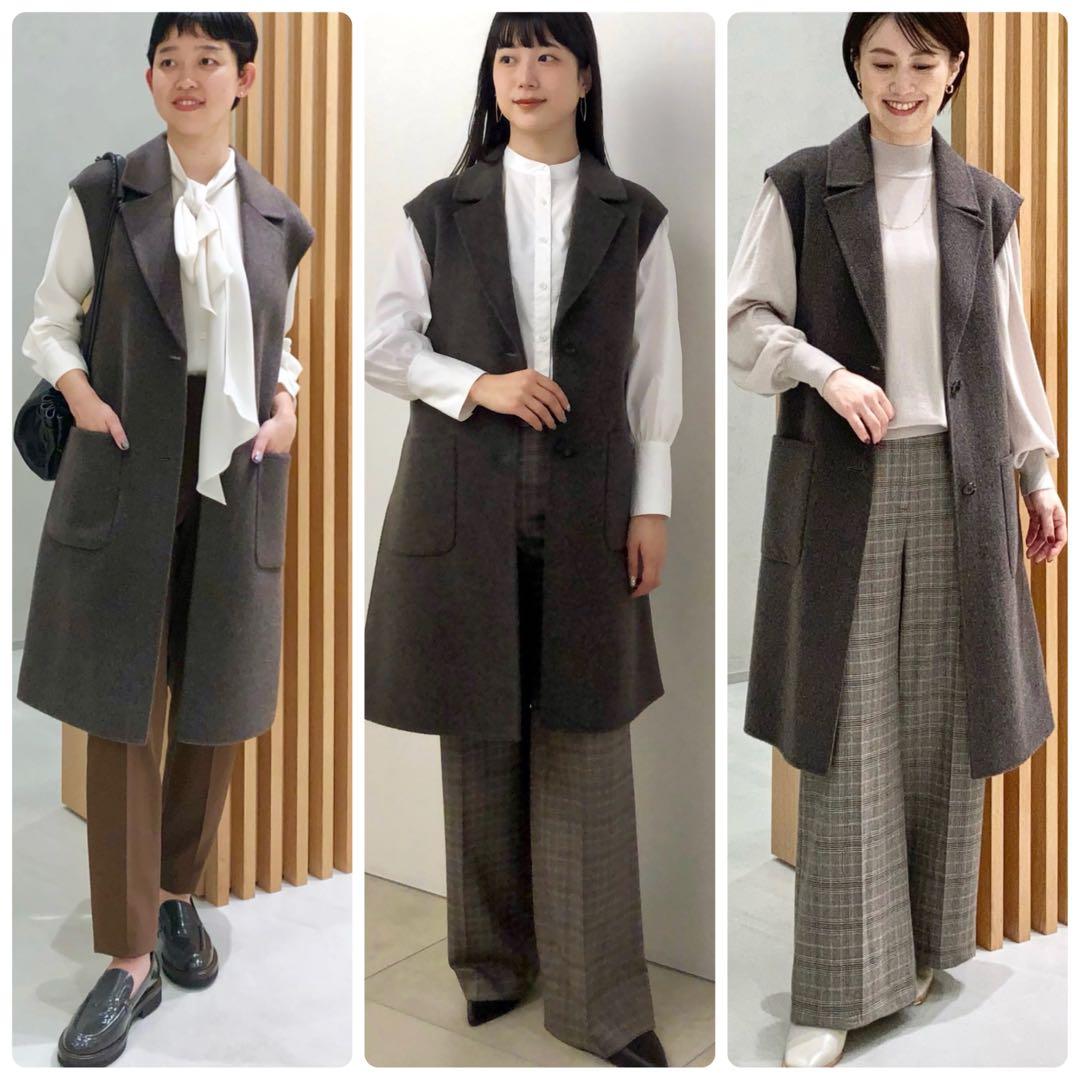 新品☆theoryluxe ロングベスト カシミヤ混 ジレ - メルカリ