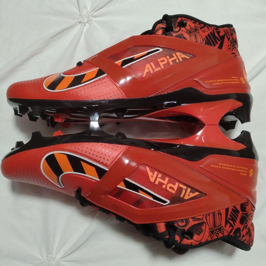 30cm ✨新品未使用✨】ナイキ アメフト スパイク アルファメナス プロ4