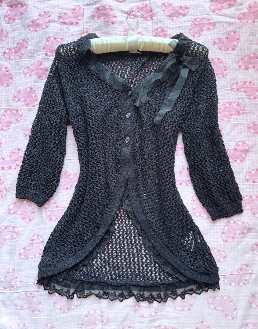 axes アクシーズファム 編み上げリボン y2k coquette 00s - メルカリ