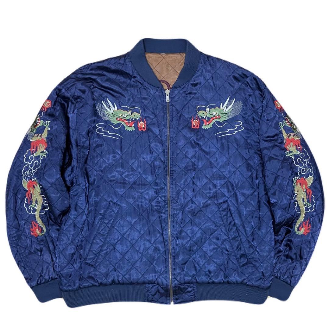 80s金タグ CREAM SODA クリームソーダ リバーシブル スカジャン - メルカリ