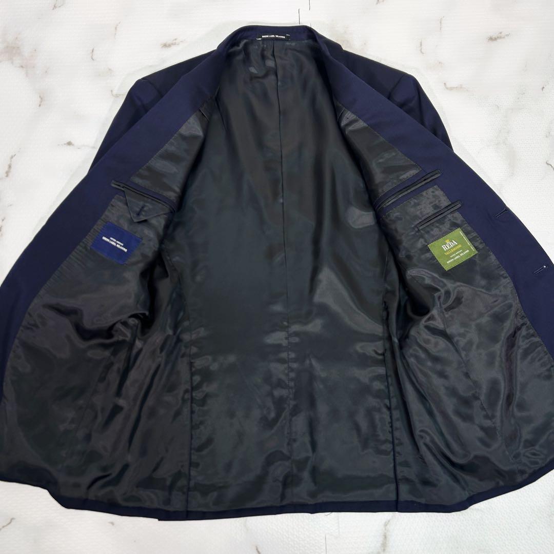 極美品✨ユナイテッドアローズ REDA セットアップ スーツ ネイビー L