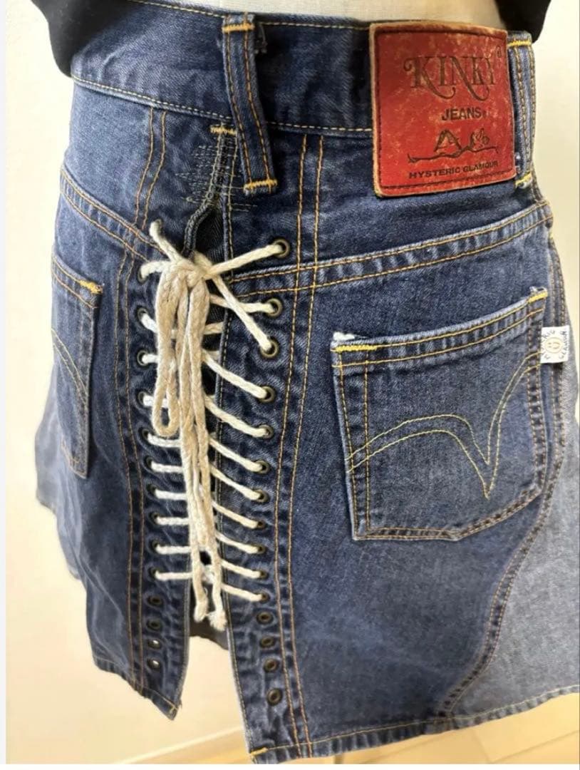 極美品❣️初期ヒステリックグラマー デニムミニスカート 90′s